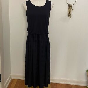 PrAna Perry Sleeveless  Midi Dress in Black XS